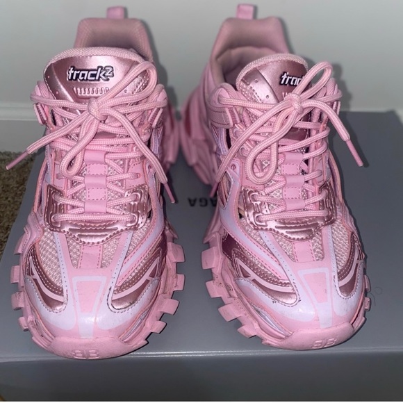 Authentic Bubblegum Pink Balenciaga Sneakers - Picture 3 of 3